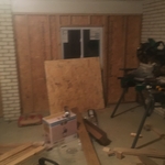 Walls anchored and sealed to existing carport floor