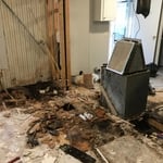 Walls had rot and black mold