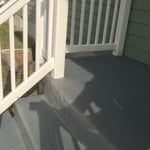 Epoxy/QUARTZ Coating over resurfaced concrete