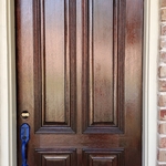 Repaired scratches and restained