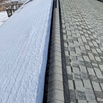 Added ridge guard to this customers home because she had red squirrels, bats and mice getting into her attic.