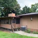 The “before” photo of the back porch.