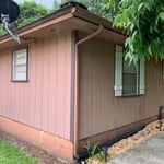 The “before” photo of the front corner.