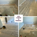 Vinyl flooring installation