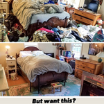 Bedroom cleaning