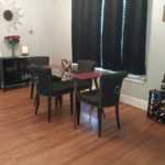 Customers dining room.