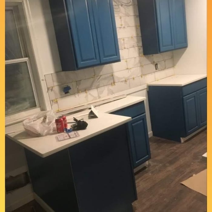Paint kitchen cabinets