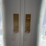 Both handle sets installed