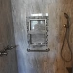 Tile shower and bathroom remodel