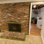 Accent “brick” wall