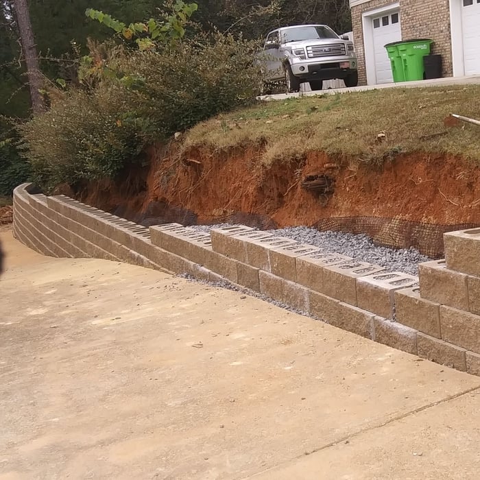 Mr. Messer's Retaining Wall