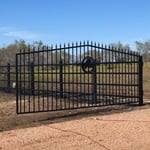 Gates with fence