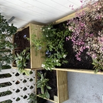 Tiered planter install