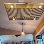 Hood vent installation