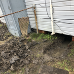 Replacing busted pipes under house