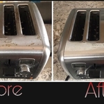 Toaster deep clean/scrub