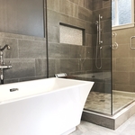 Tile installation master shower in NE
