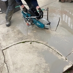 Cutting concrete
