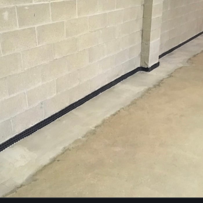 Basement Waterproofing Project