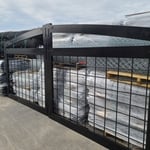 Custom built gate.