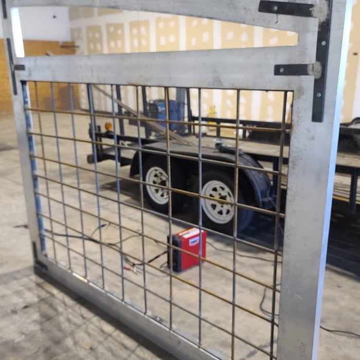 Custom built gate.