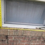Trim rot around the window frame
