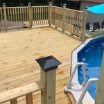 Pool deck and bar