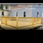 Customer wanted replace pool for deck.