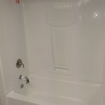 After! New tub surround at a fraction of the costs.