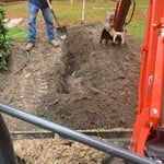 Waste water excavation