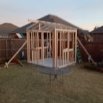 Building a custom shed with gengerbread hand shaped trim the finish up pictures will be loaded as soon as I'm done with this project