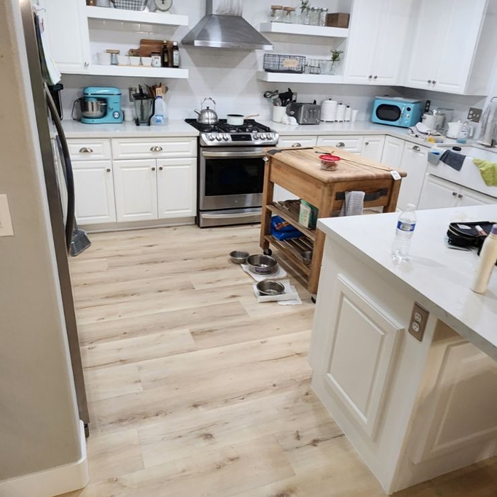 Luxury vinyl planks
