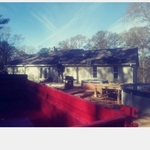Tore off shingles and replaced with metal roof