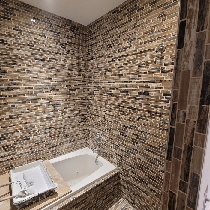 Full Bath Tile Install
