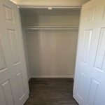 Closet in the bedroom