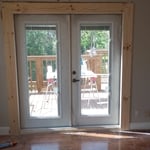 Install interior/exterior doors