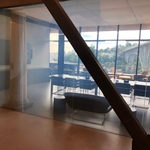 Conference Room w/ Switch-Lite glass overlooking South Lake Union