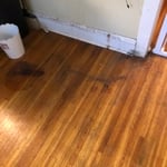 Before deep clean of kitchen.