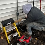 Running electric to garage