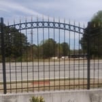 Wrought iron fencing