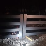 Channel tubing fence