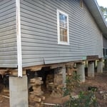 Pier and Beam Foundation Repair, Riverlane Rd. Holden.