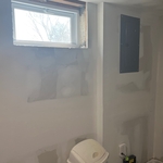 Basement drywall