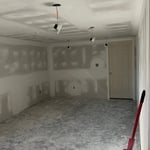 Basement drywall