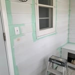 Front porch paint remodel