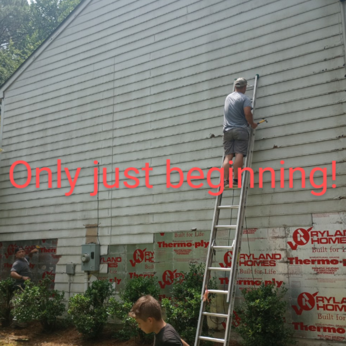 Home Residing and Fireplace replacement.