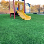 Artificial turf install on 3 playgrounds