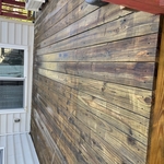 Deck staining