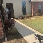 Home sidewalk Pressure washing
