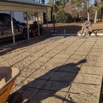 Driveway Extencion with Rebars.